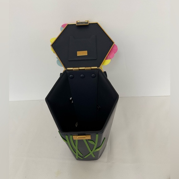 Kate Spade New York Blue 3D Bouquet Top-handle  Shoulder Bag - Picture 2 of 12